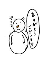 Gentle Snowman sticker #7180272