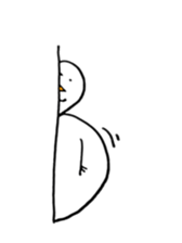 Gentle Snowman sticker #7180276