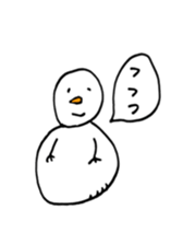 Gentle Snowman sticker #7180280