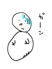 Gentle Snowman sticker #7180282
