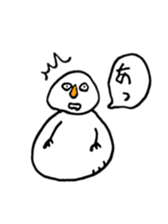 Gentle Snowman sticker #7180283