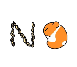 Sticker of the hamsters sticker #7180351