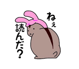 Sticker of the hamsters sticker #7180380