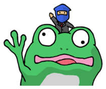 Ninja living in NOW sticker #7180387