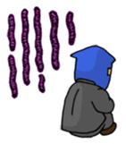 Ninja living in NOW sticker #7180405