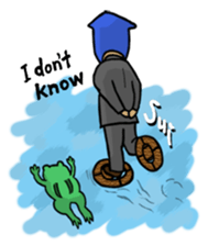 Ninja living in NOW sticker #7180408