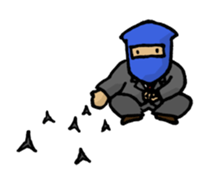 Ninja living in NOW sticker #7180411