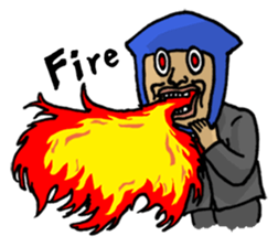 Ninja living in NOW sticker #7180413