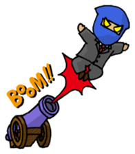 Ninja living in NOW sticker #7180419