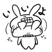 Hagishiriusagichan and hamugoro sticker #7180748