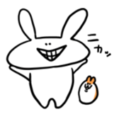 Hagishiriusagichan and hamugoro sticker #7180749