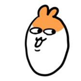 Hagishiriusagichan and hamugoro sticker #7180765