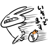 Hagishiriusagichan and hamugoro sticker #7180769