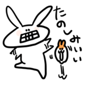 Hagishiriusagichan and hamugoro sticker #7180774