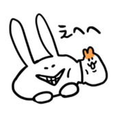 Hagishiriusagichan and hamugoro sticker #7180776