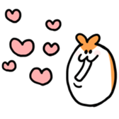 Hagishiriusagichan and hamugoro sticker #7180779