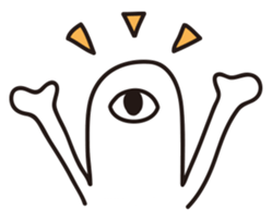 Single eye Emotions sticker #7180784