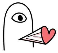 Single eye Emotions sticker #7180788