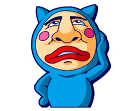 Mr. Blue Cat sticker #7180907