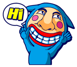 Mr. Blue Cat sticker #7180913