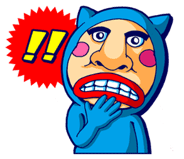 Mr. Blue Cat sticker #7180915