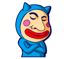 Mr. Blue Cat sticker #7180920