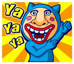 Mr. Blue Cat sticker #7180922