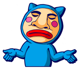 Mr. Blue Cat sticker #7180928