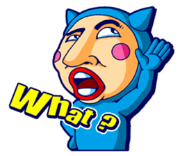 Mr. Blue Cat sticker #7180942