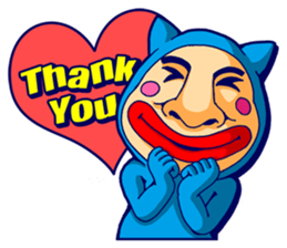 Mr. Blue Cat sticker #7180943