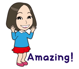 Shimy-chan,such as child sticker #7182307