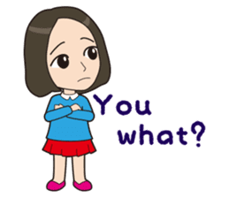 Shimy-chan,such as child sticker #7182314