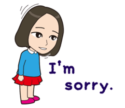 Shimy-chan,such as child sticker #7182322