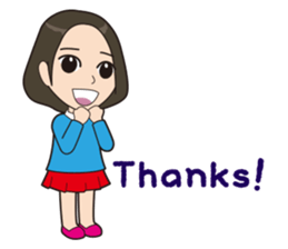 Shimy-chan,such as child sticker #7182343