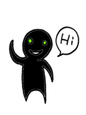 Jet-black boy sticker #7182464