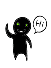 Jet-black boy sticker #7182464