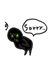 Jet-black boy sticker #7182465