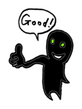 Jet-black boy sticker #7182472