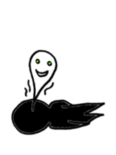 Jet-black boy sticker #7182475