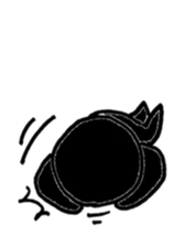 Jet-black boy sticker #7182482