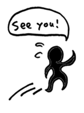 Jet-black boy sticker #7182486