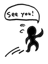 Jet-black boy sticker #7182486