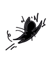 Jet-black boy sticker #7182487