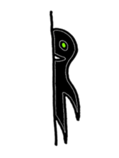 Jet-black boy sticker #7182488