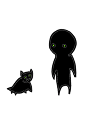 Jet-black boy sticker #7182493