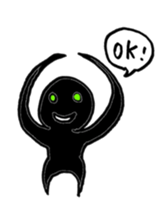 Jet-black boy sticker #7182496