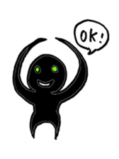 Jet-black boy sticker #7182496