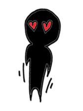 Jet-black boy sticker #7182502