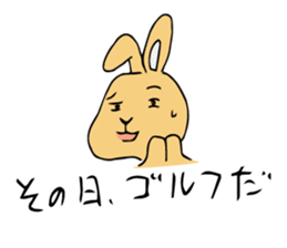 Rabbit Mr. sticker #7182751