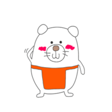 Cute & healing transparent dog sticker #7182871